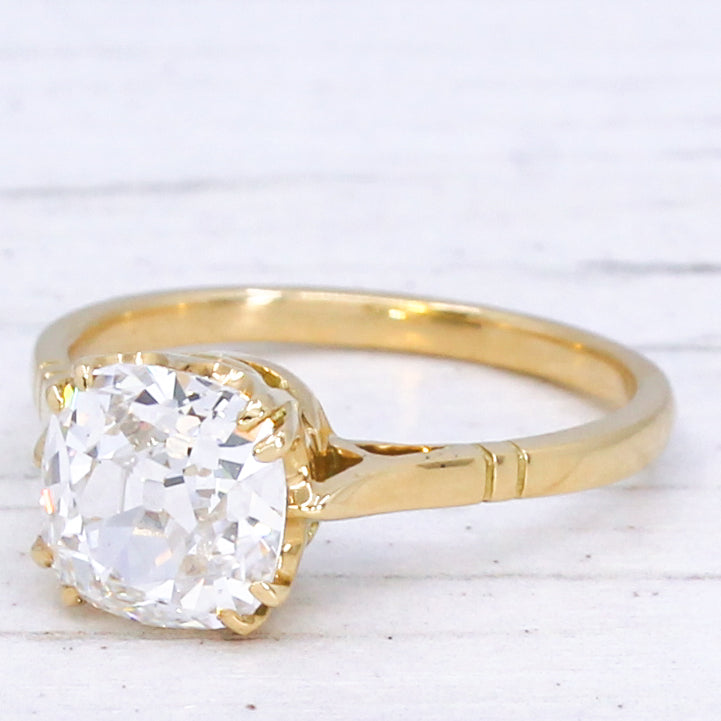 GIA old mine cut diamond