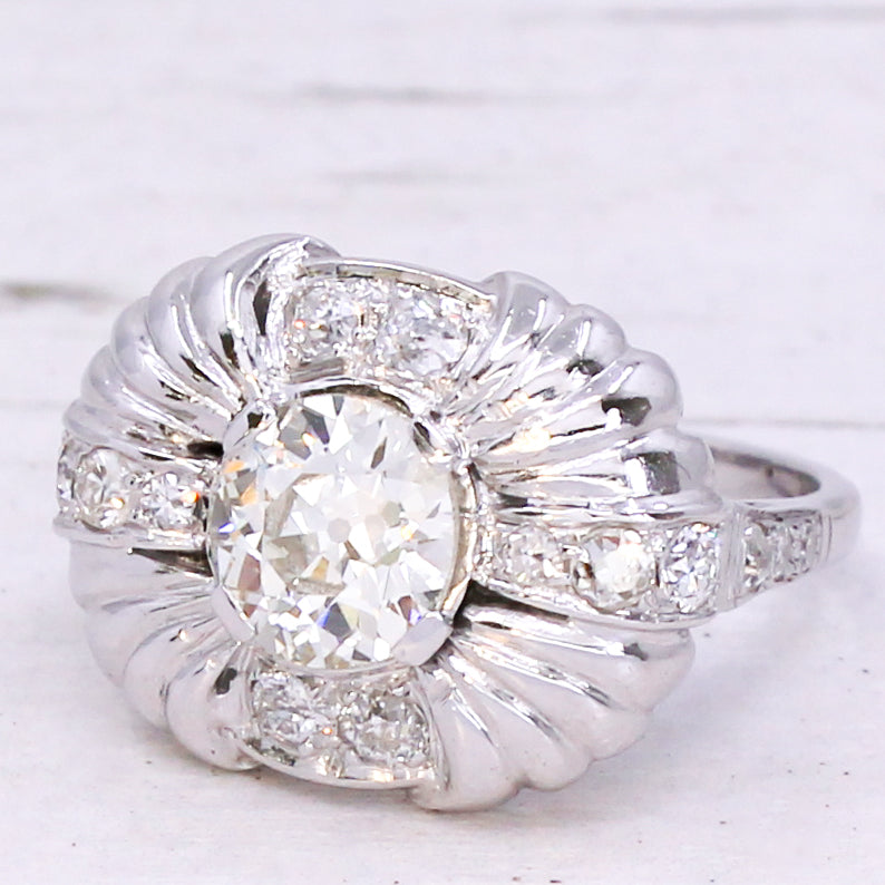 Late Art Deco dress ring