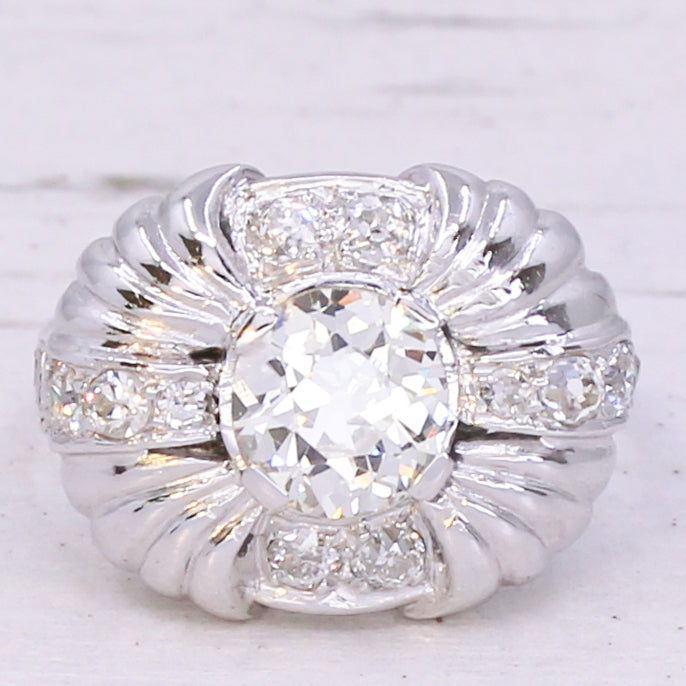 Late Art Deco dress ring