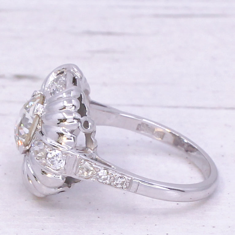 Late Art Deco dress ring