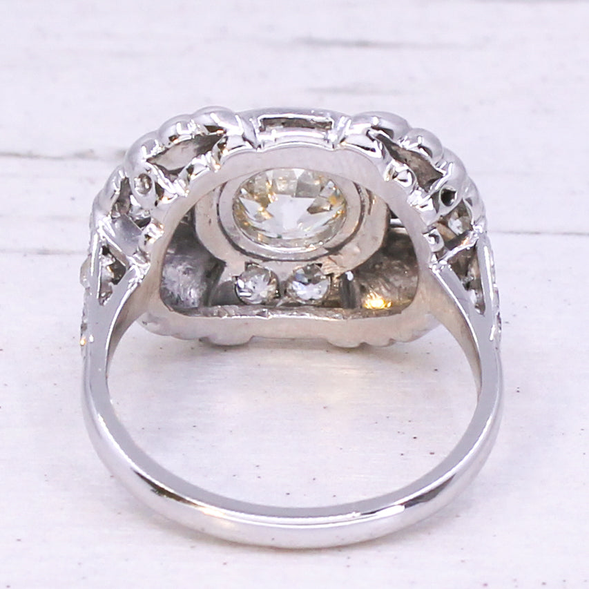 Late Art Deco dress ring