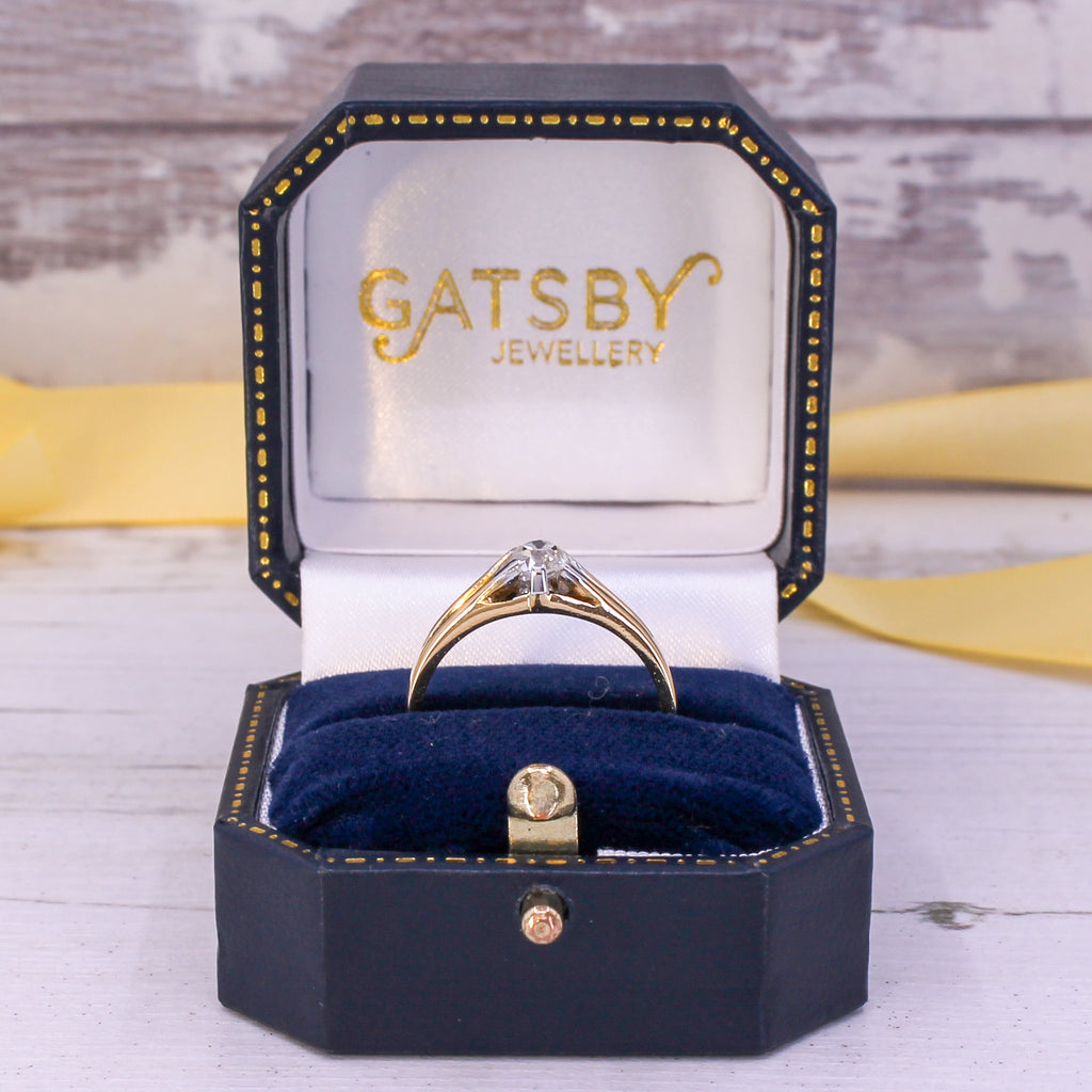 Antique diamond solitaire