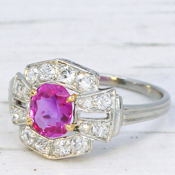 unheated Mogok pink sapphire