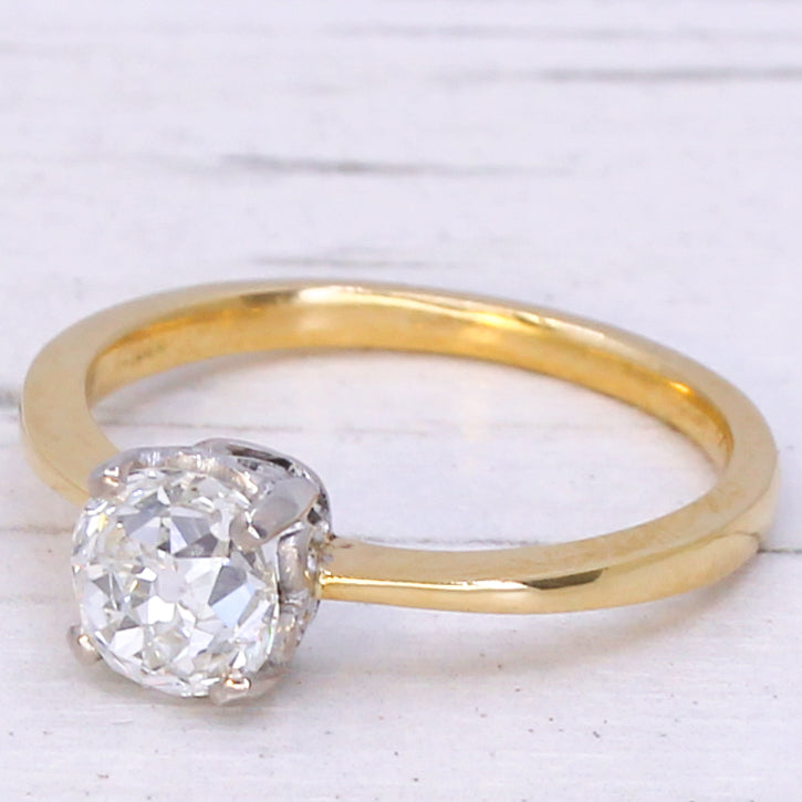 antique diamond solitaire ring