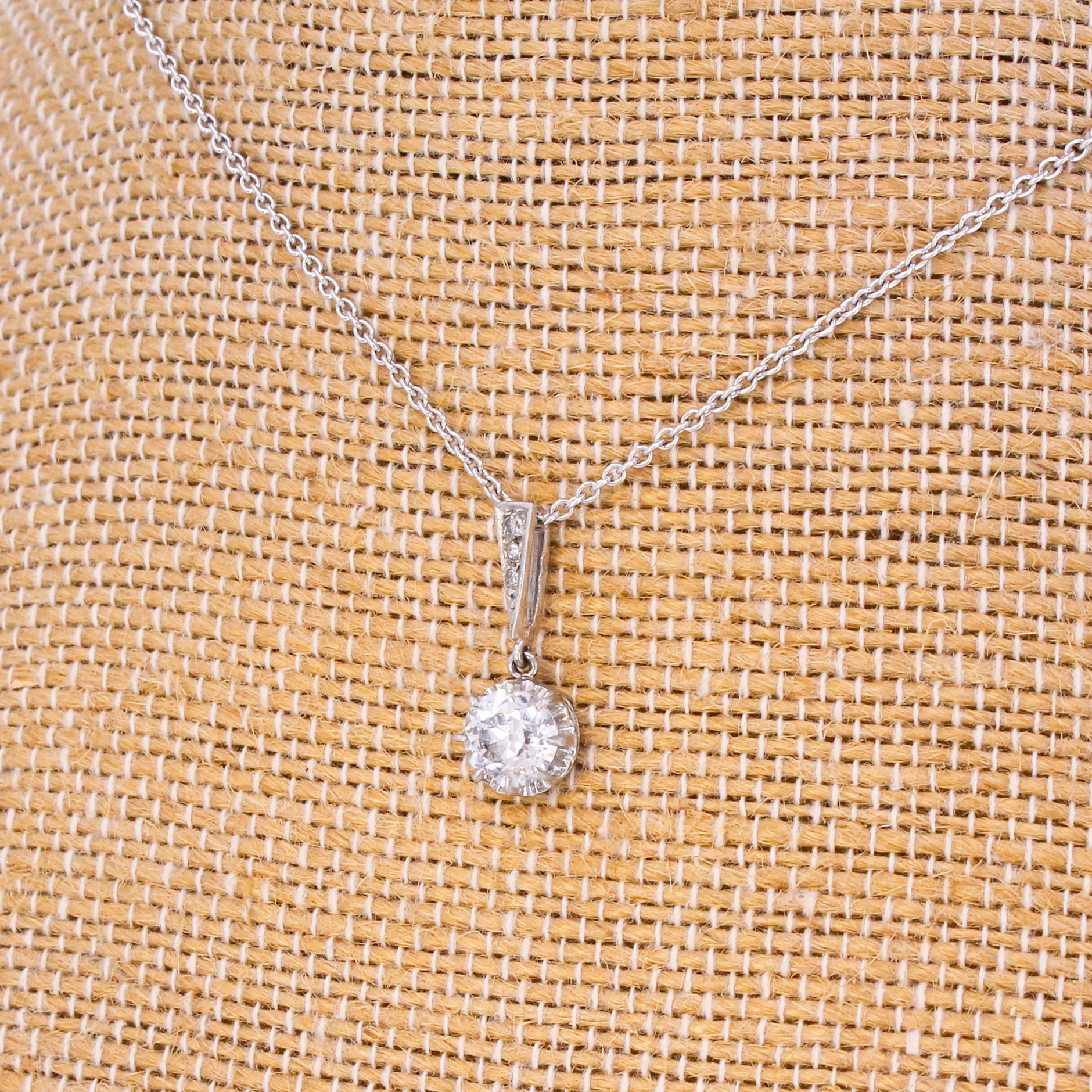 antique diamond pendant