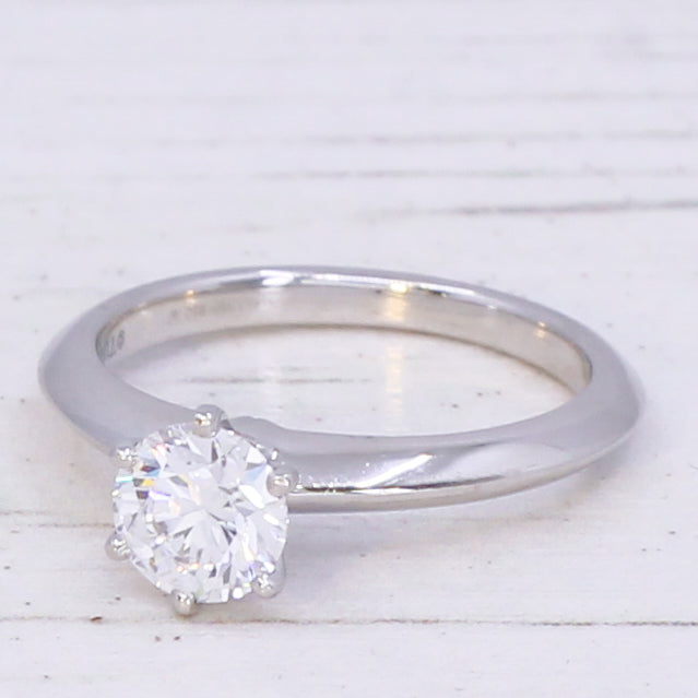 Tiffany classic engagement ring