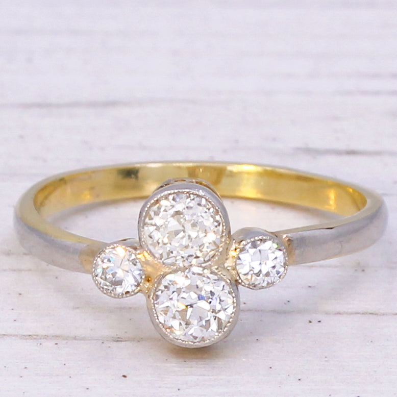 vintage toi et moi ring