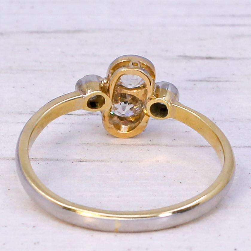 vintage toi et moi ring