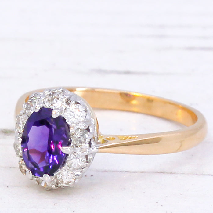 vintage amethyst ring