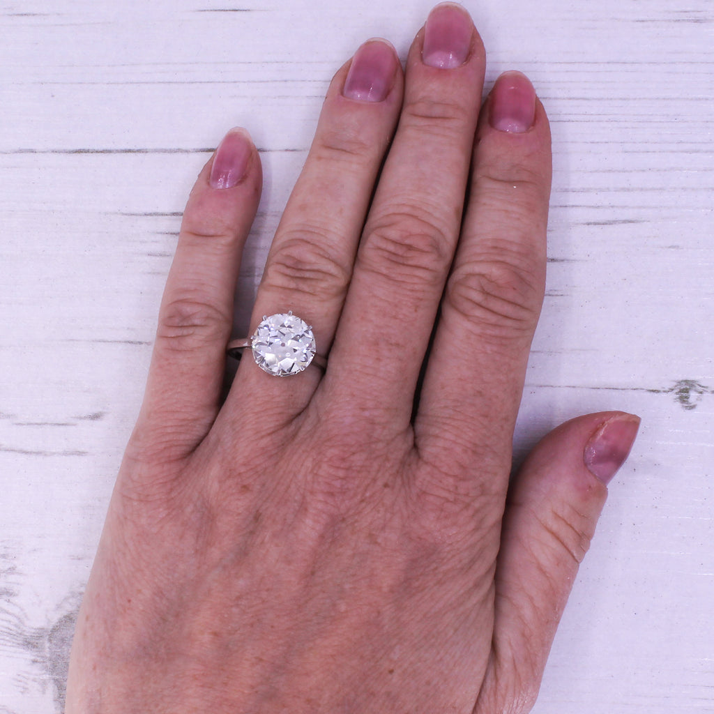 large old European cut diamond