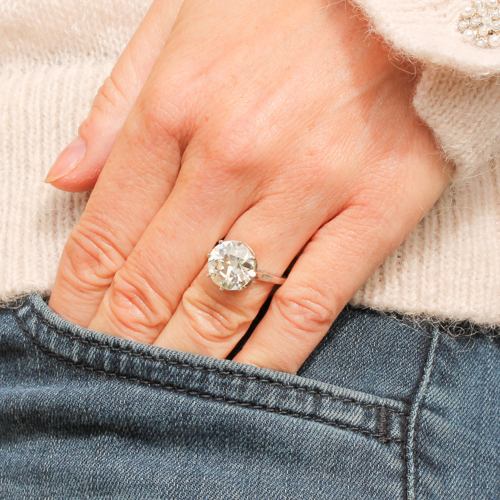 large old European cut diamond