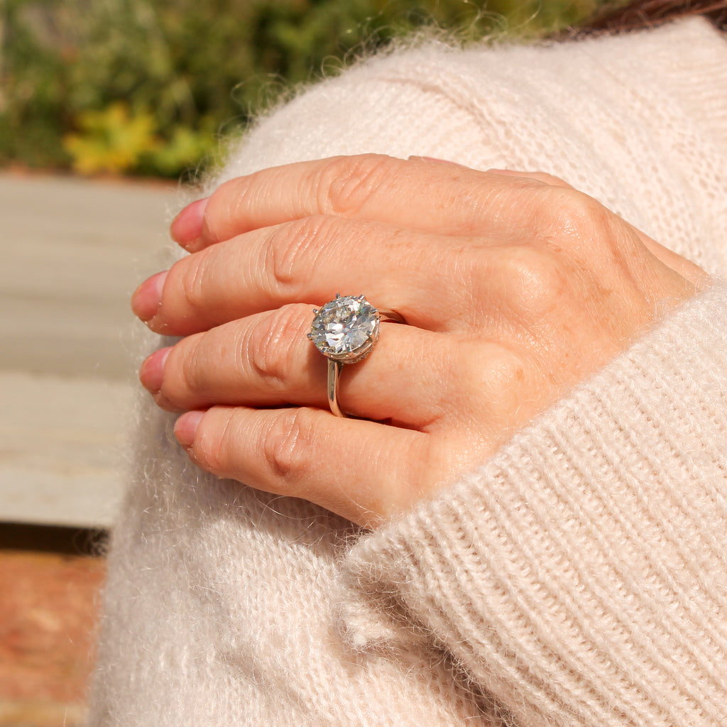 large old European cut diamond