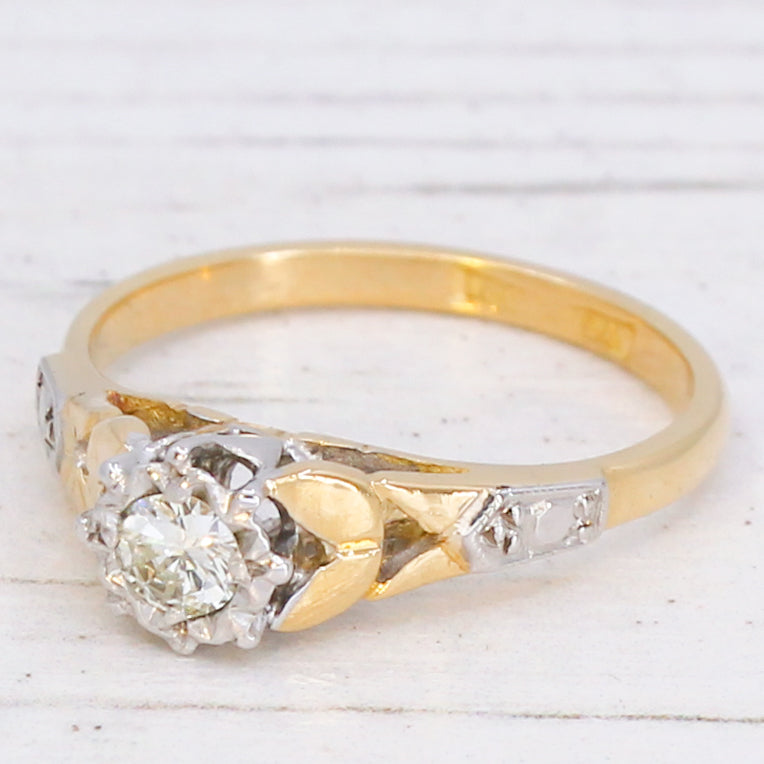 vintage diamond engagement ring
