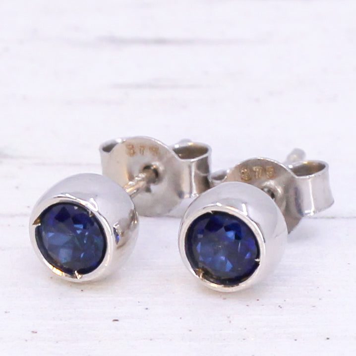 sapphire stud earrings