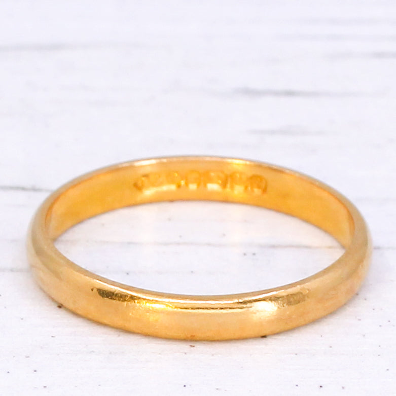 vintage 22k gold wedding ring