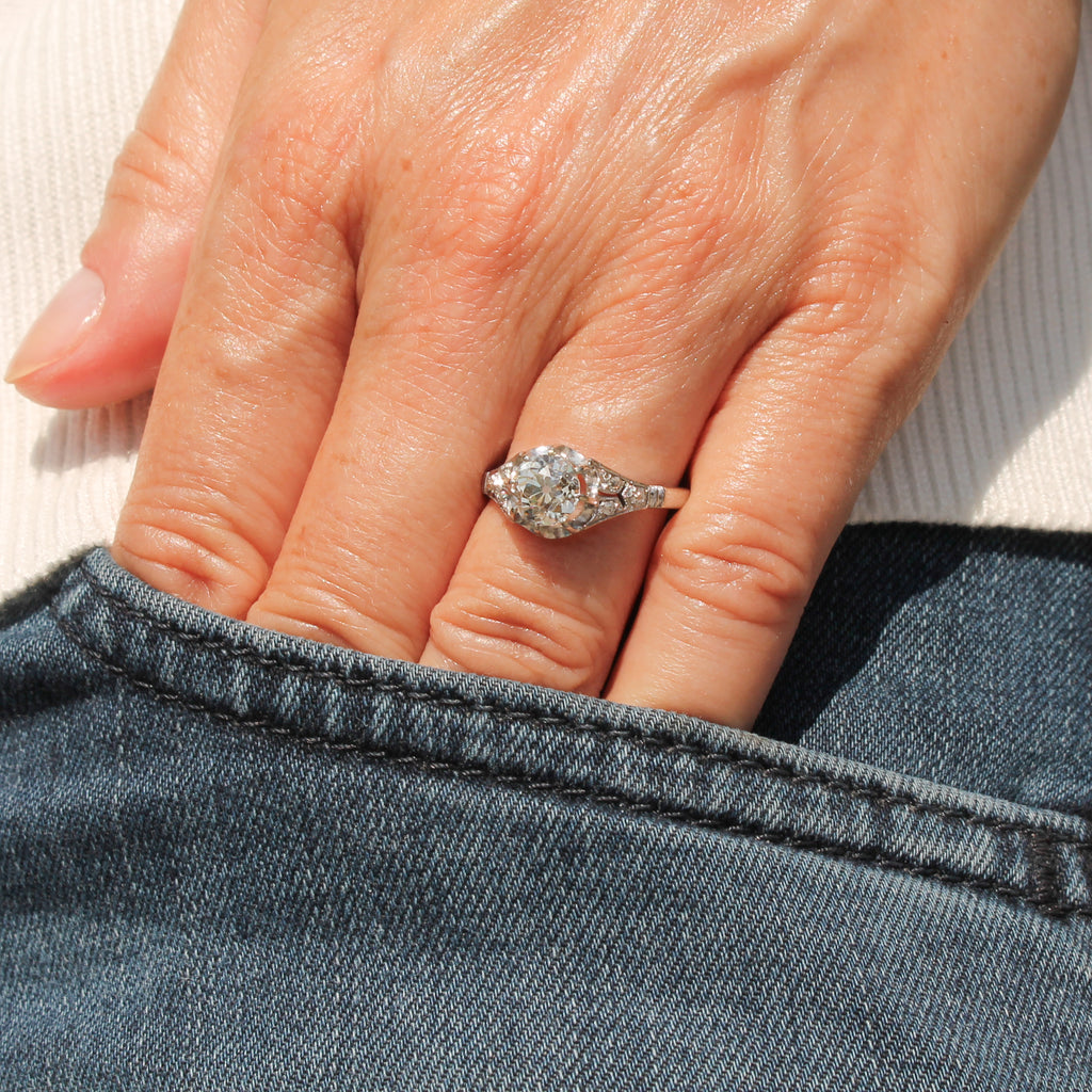 Vintage diamond engagement ring