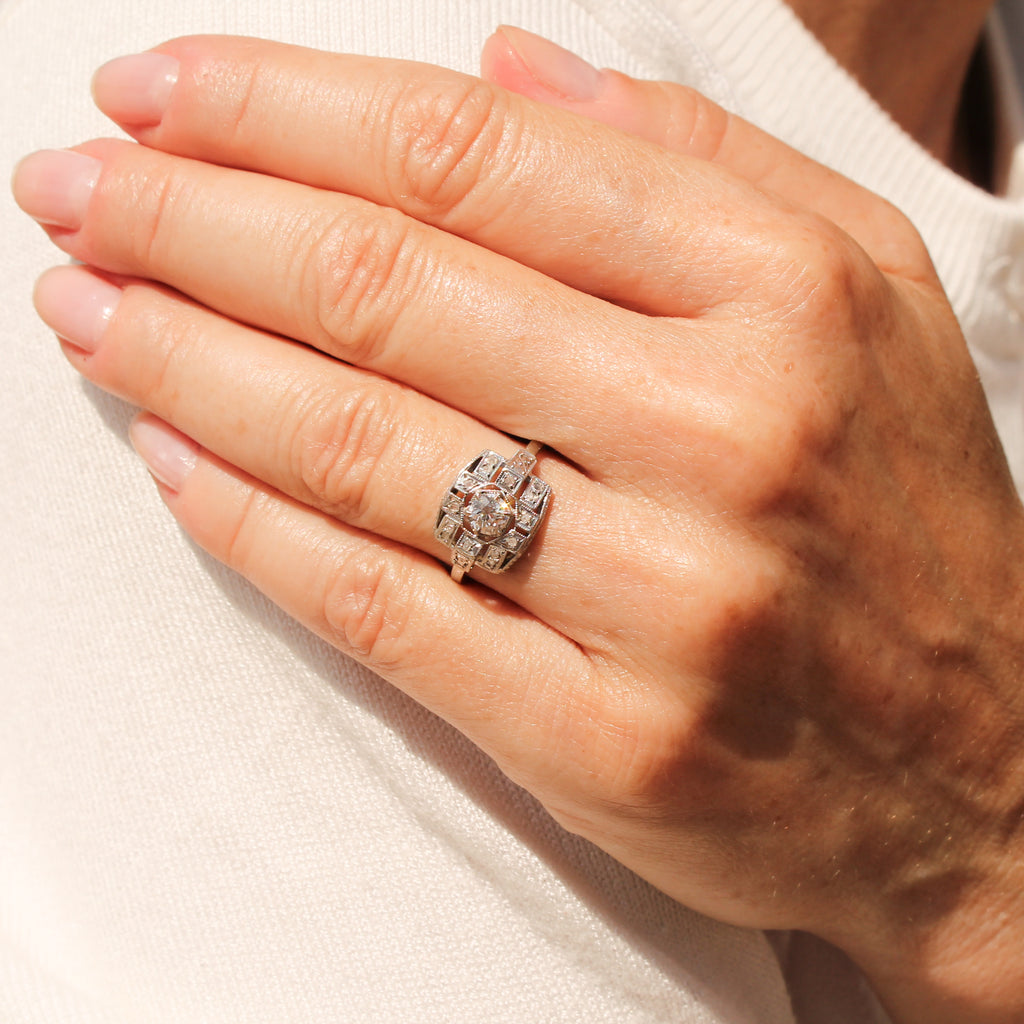 Art Deco diamond ring