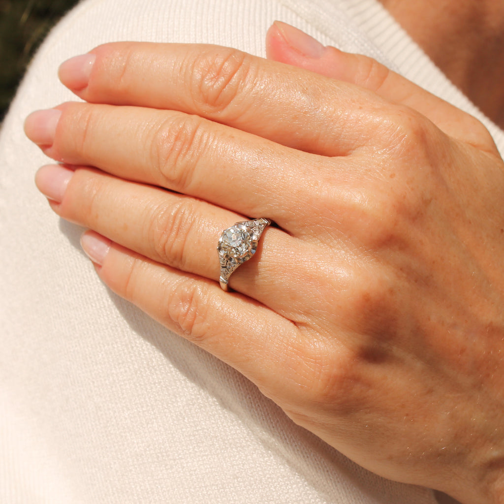 Vintage diamond engagement ring