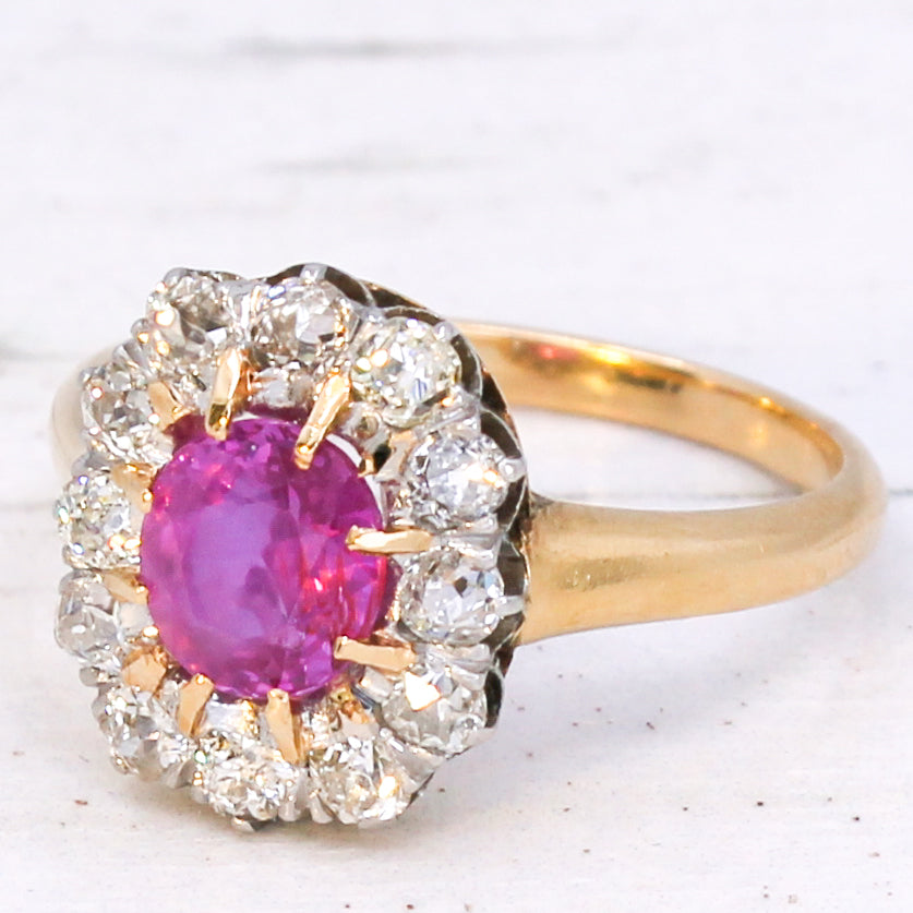 unheated burmese pink sapphire