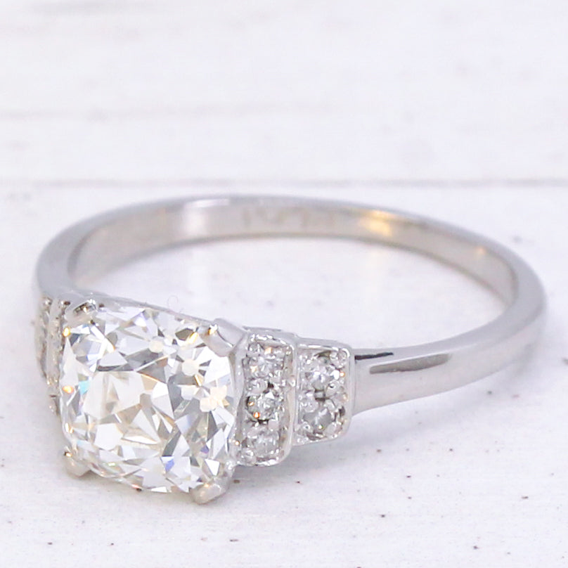 GIA old mine cut diamond
