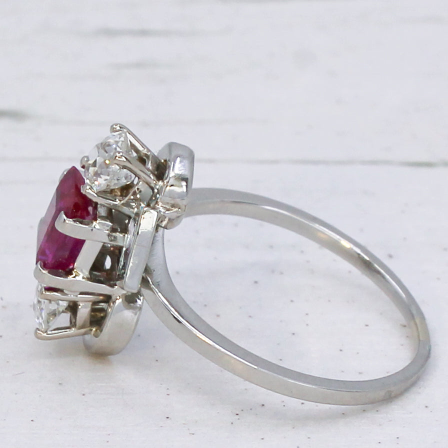 Art Deco Burmese Ruby