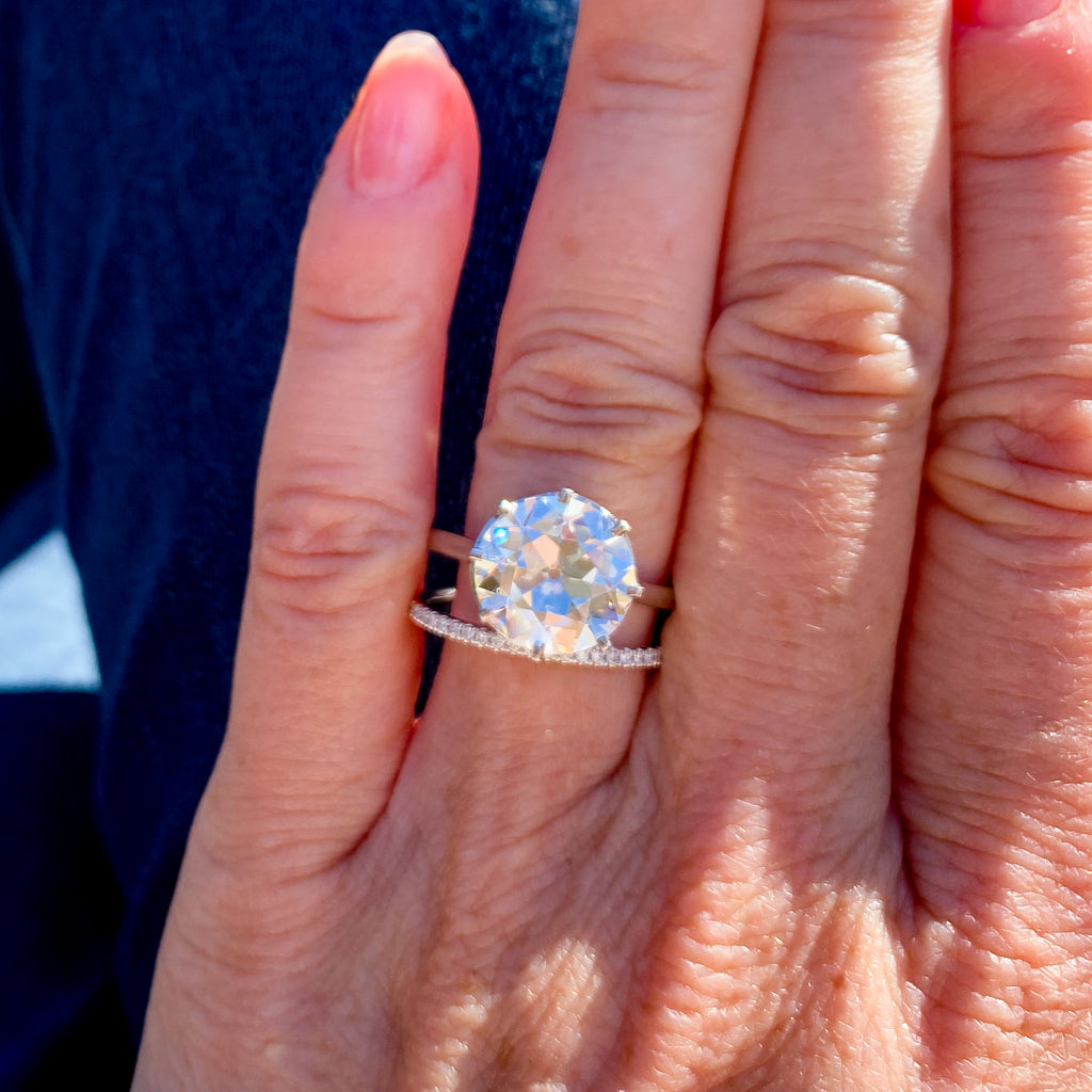 large old European cut diamond