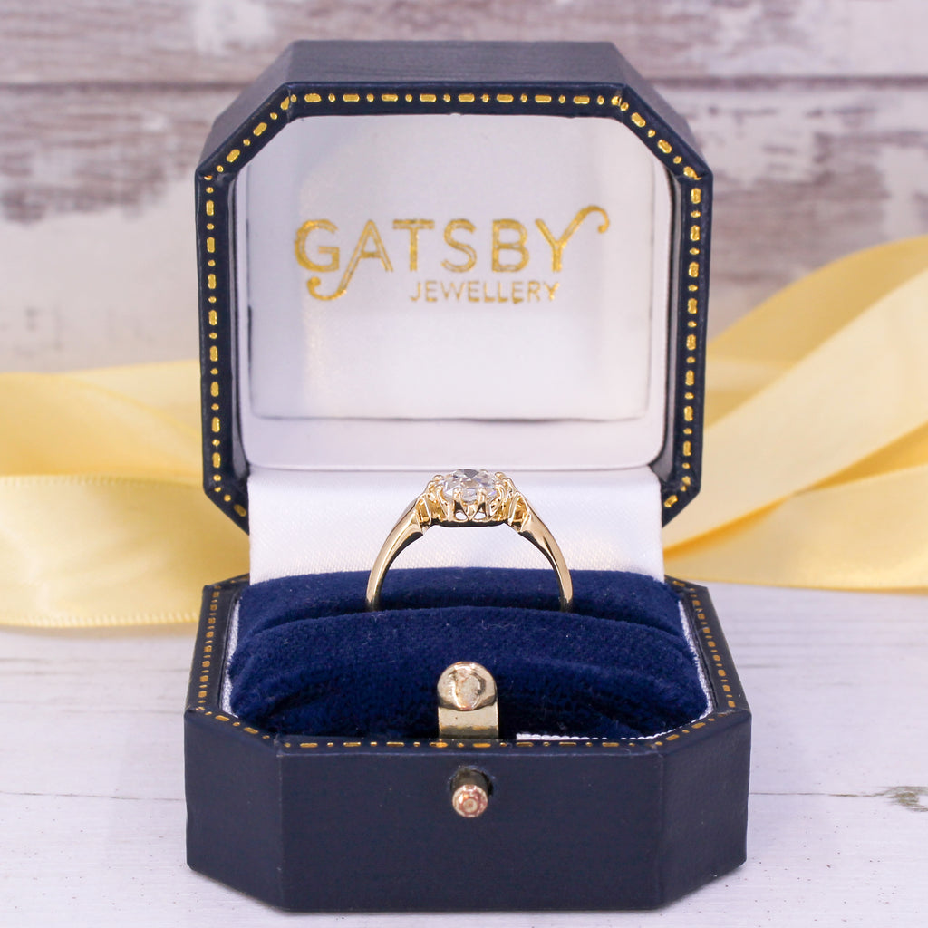 Art Deco engagement ring