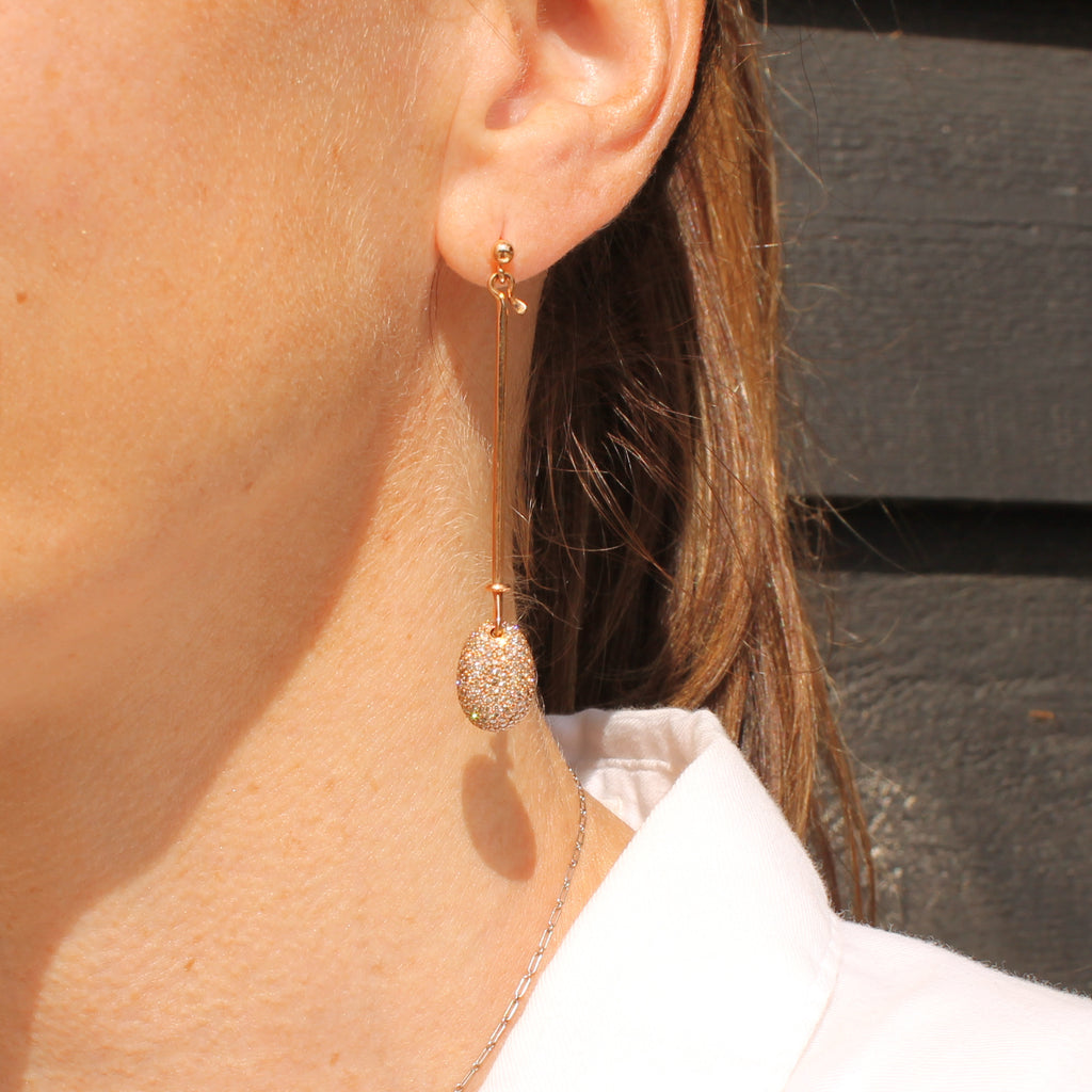 Georg Jenson dew drop earrings