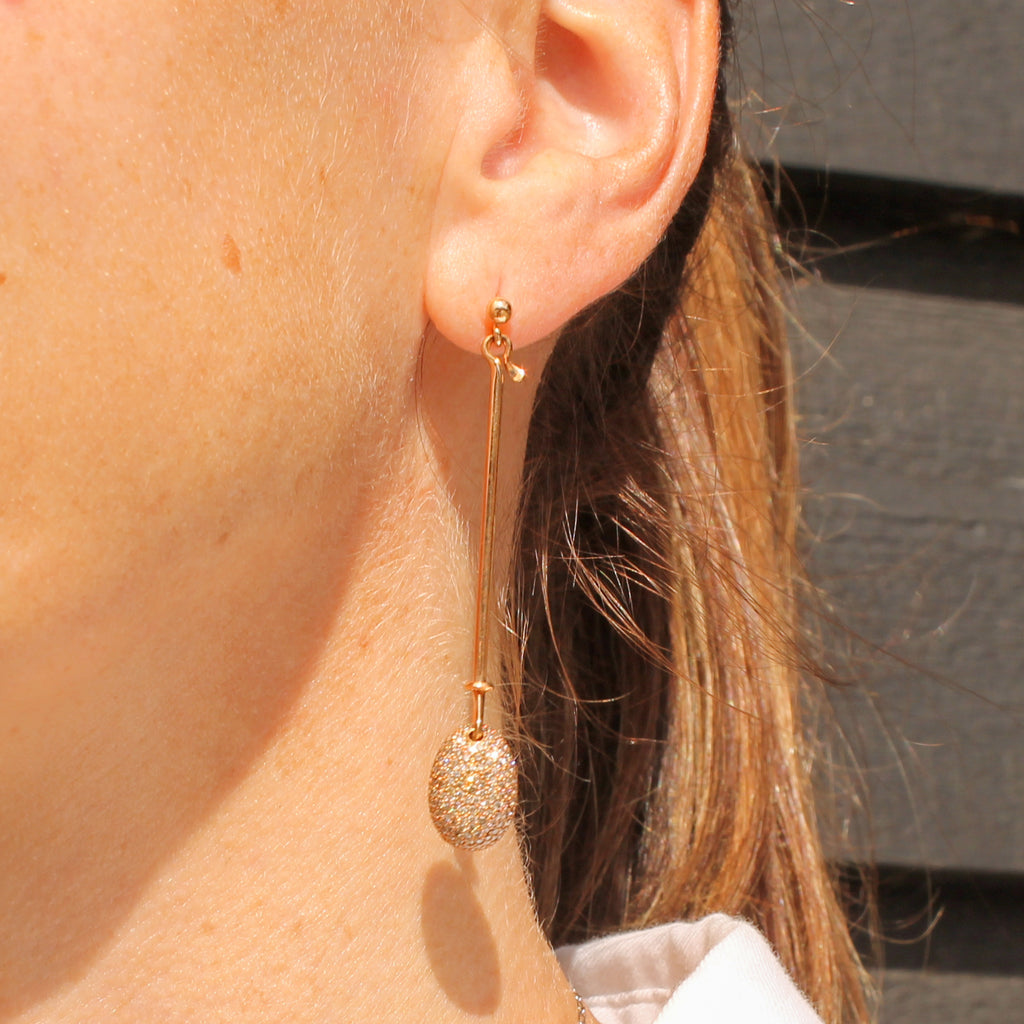 Georg Jenson dew drop earrings