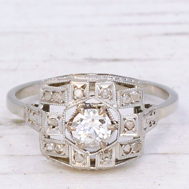 Art Deco diamond ring