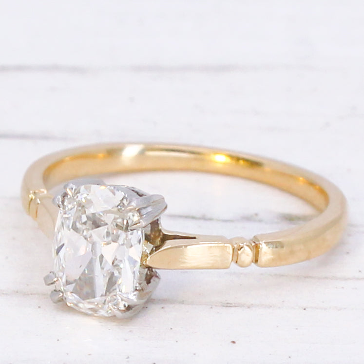 GIA old mine cut diamond