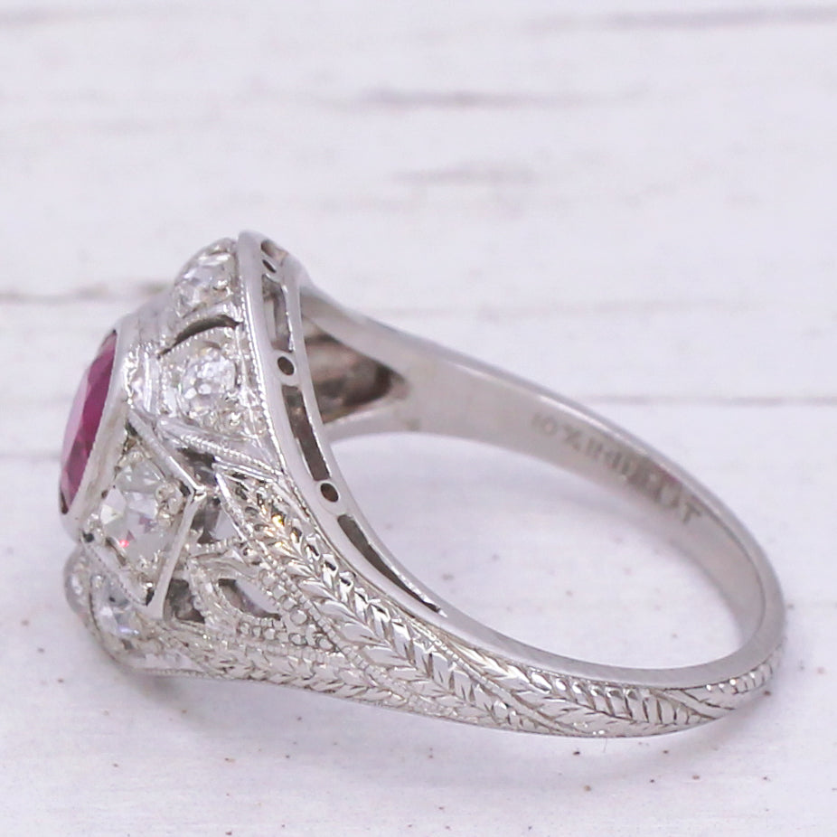 antique ruby ring