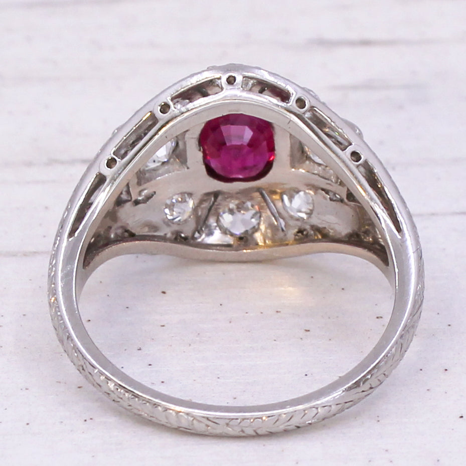 antique ruby ring