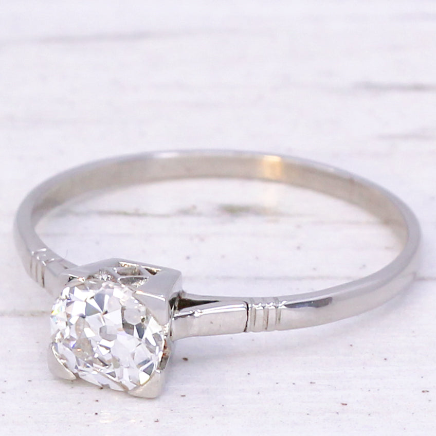 Art Deco engagement ring