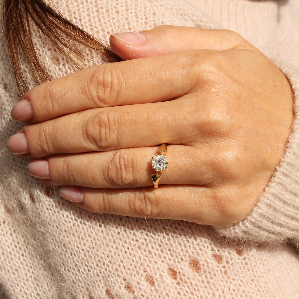 Art Deco engagement ring