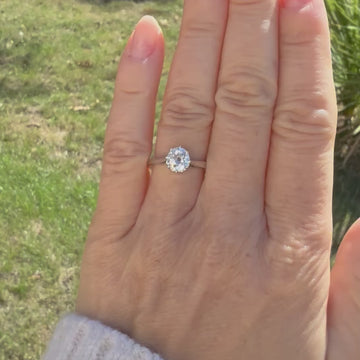 antique diamond engagement ring