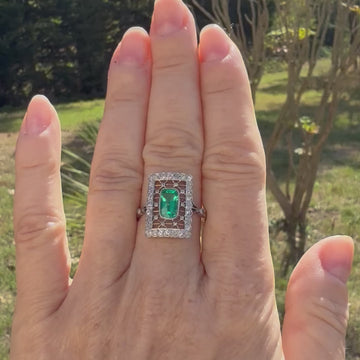 Edwardian emerald ring