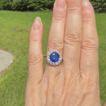 Unheated Burmese Sapphire