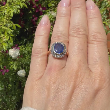 unheated Ceylon sapphire