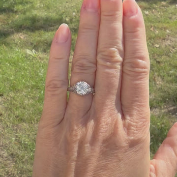 Art Deco engagement ring