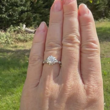 Early Art Deco Engagement Ring