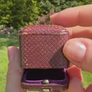 Art Deco three stone ring