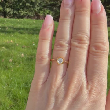 antique diamond solitaire