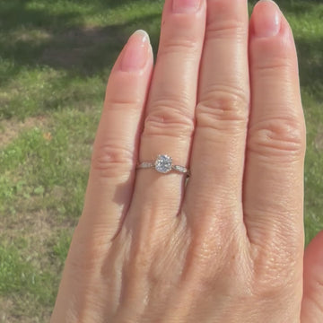 Art Deco engagement ring