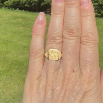 vintage signet ring