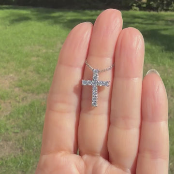 diamond cross pendant