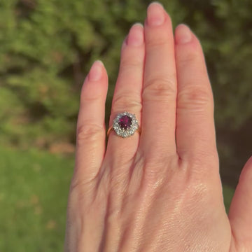 unheated ruby ring