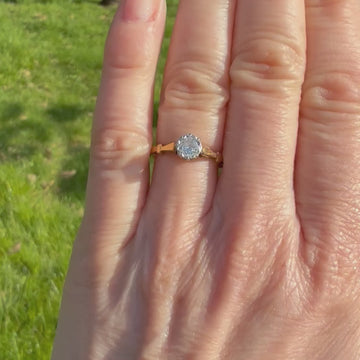 vintage diamond engagement