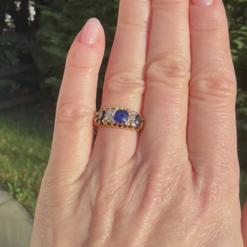 Edwardian sapphire ring