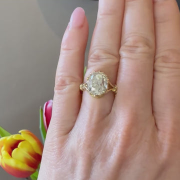 large old mine cut diamond